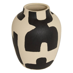 Romenchi de polsen Vas - 30 cm, Noir & Blanc