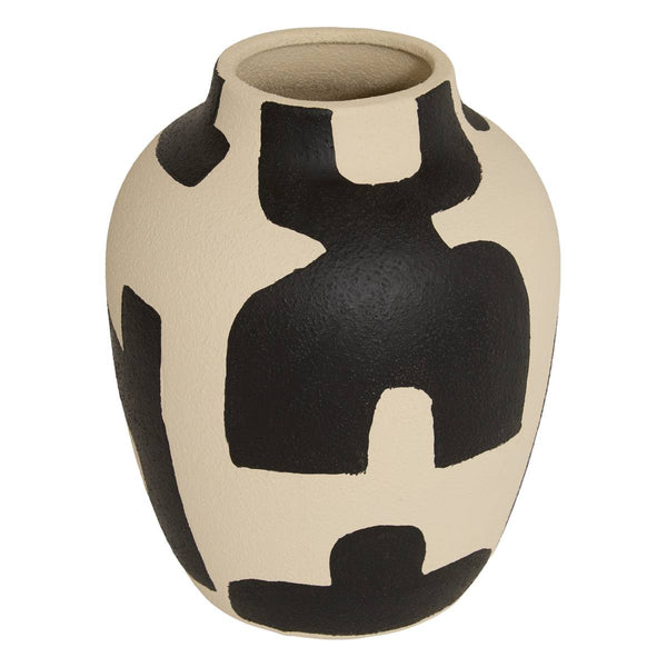 Romenchi de polsen Vas - 30 cm, Noir & Blanc