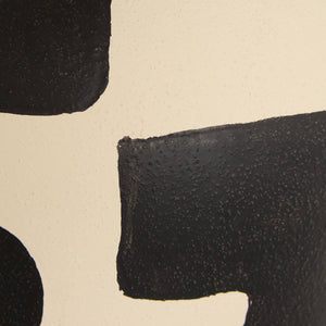 Romenchi de polsen Vas - 30 cm, Noir & Blanc