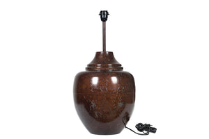 Charm Lampfot i metall, brun, 67 cm
