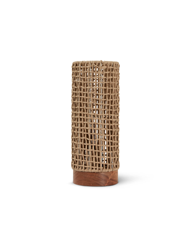 Auri bordslampa i trä, beige 32 cm