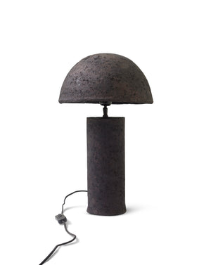 Deva bordslampa i papier-maché, svart 48 cm
