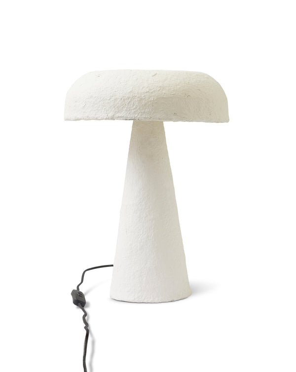 Luma bordslampa i papier-maché, vit 50 cm