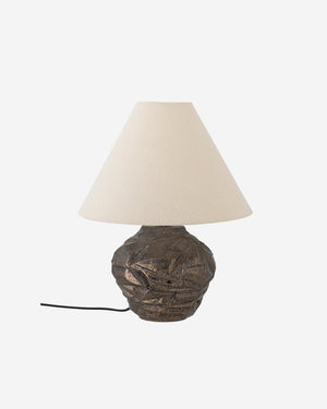 Carolla Bordslampa i stengods, brun, 49 cm