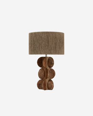 Helia bordslampa i trä, brun 53 cm