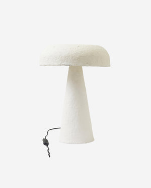 Luma bordslampa i papier-maché, vit 50 cm