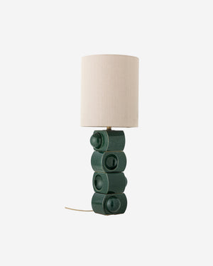 Brady Bordslampa i stengods, grön, 68 cm