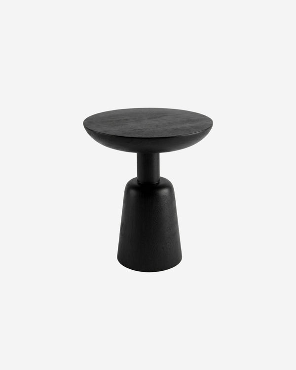 Nysa Wooden Side Table, Svart