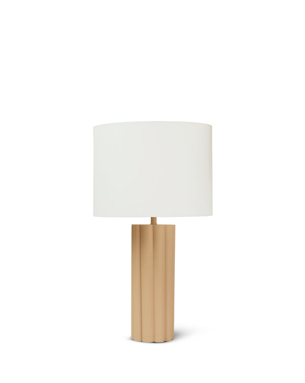 Solara bordslampa, beige 58 cm