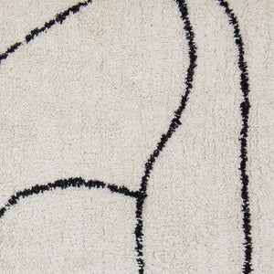 Viga Bomullsmatta, vit, 120 × 180 cm