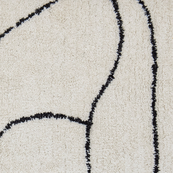 Viga Bomullsmatta, vit, 120 × 180 cm