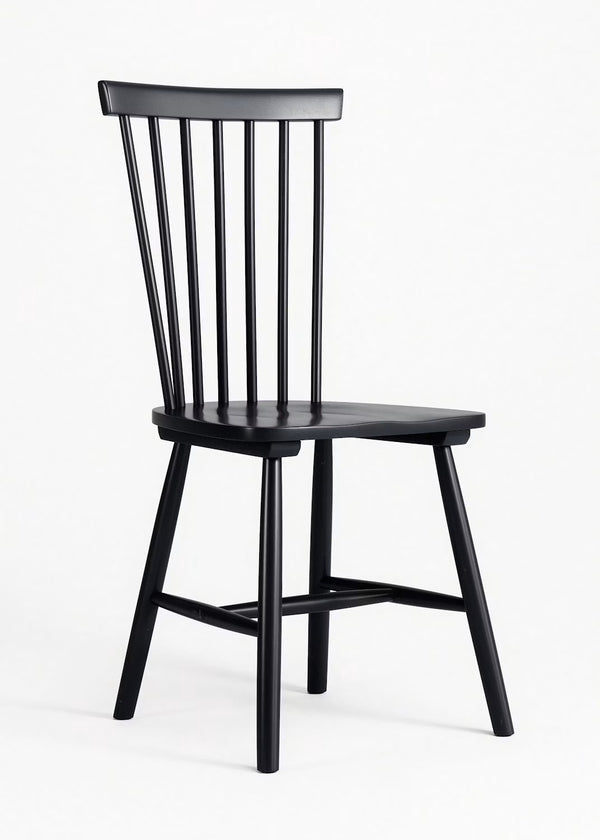 Wood H17 Pinnstol, Svart