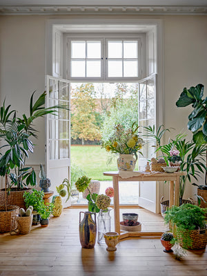 Serrone Konsolbord i Gummiträ Natur 100 × 35 cm – bild 5