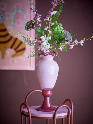 Frills Vas i Glas Rosa – bild 4