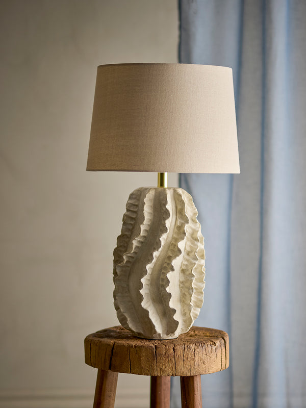 Natika Bordslampa i stengods, natur, 64 cm