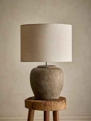 Isabelle Bordslampa i stengods, grå, 62 cm