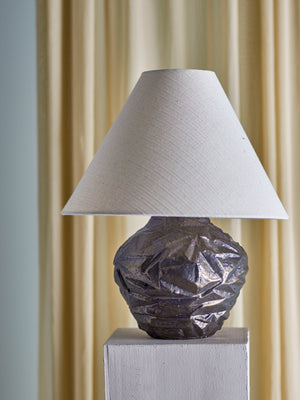 Carolla Bordslampa i stengods, brun, 49 cm