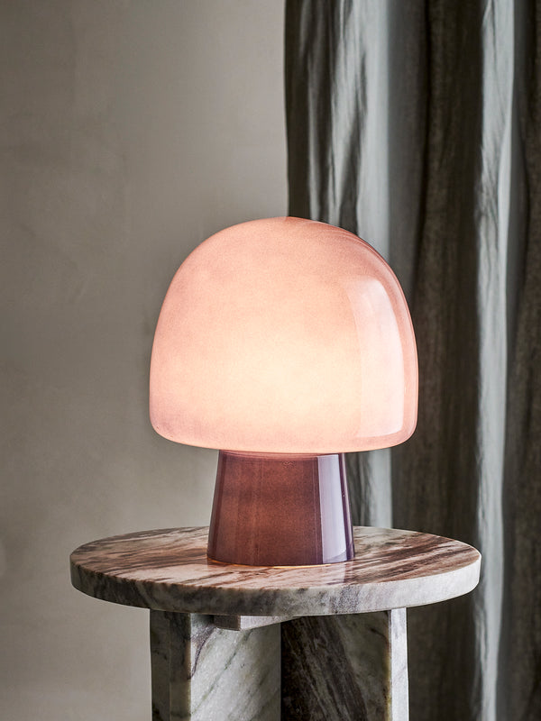 Paddy Bordslampa i glas, blå 26,5 cm
