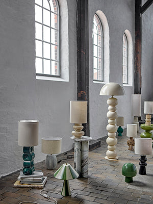 Brady Bordslampa i stengods, grön, 68 cm