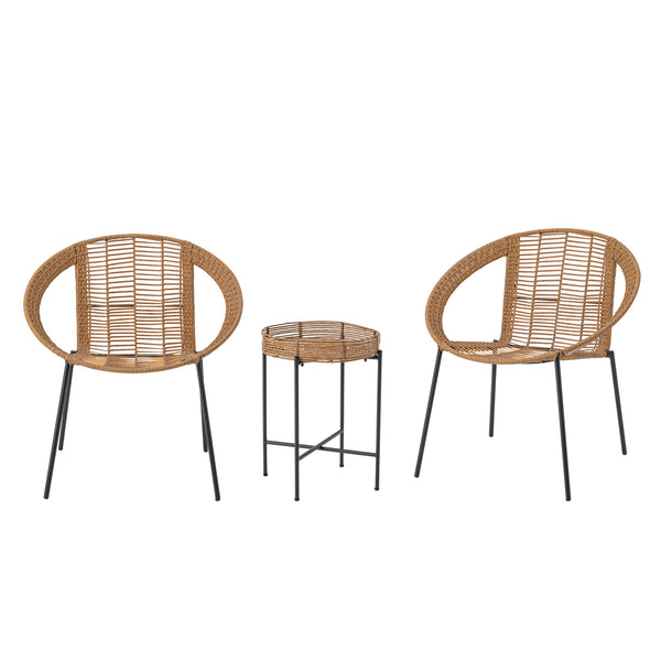 Dudine Loungeset, 3-pack i Polyrotting Natur