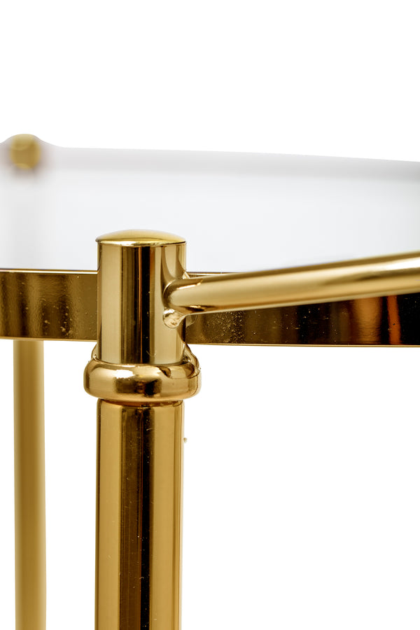 Fine Barbord i Glas Guld 86 × 46 cm – bild 4