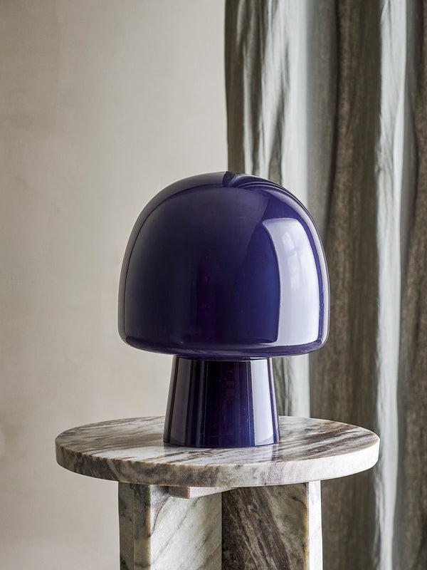 Paddy Bordslampa i glas, blå 26,5 cm