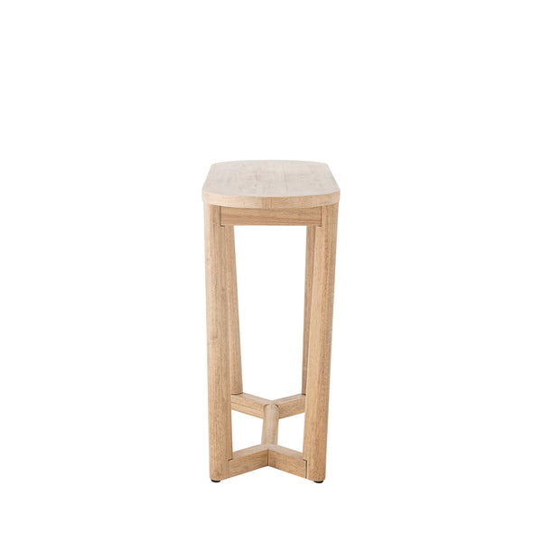 Serrone Konsolbord i Gummiträ Natur 100 × 35 cm – bild 2