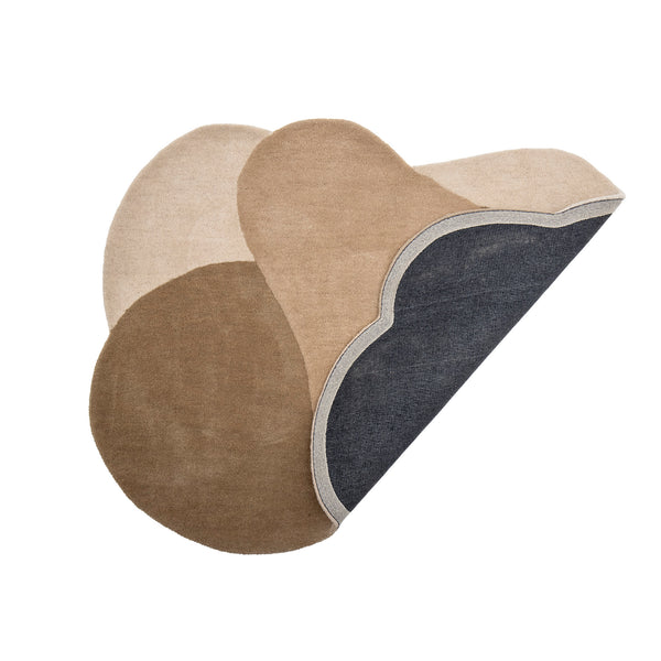 Denton Matta i Ull Brun 140 × 110 cm