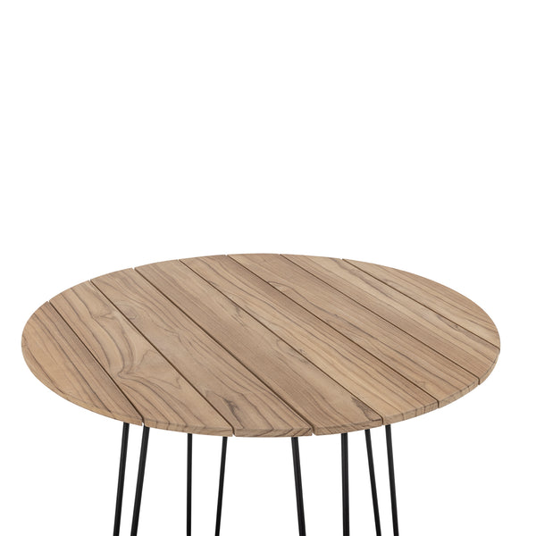 Molito Matbord Runt i Teak Natur Ø90 cm