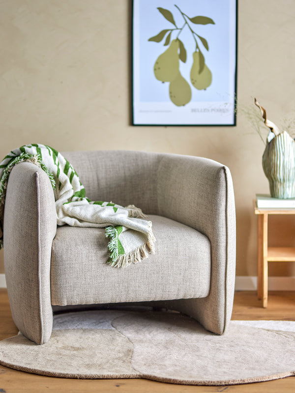 Bacio Fåtölj i Återvunnen polyester Natur – bild 8