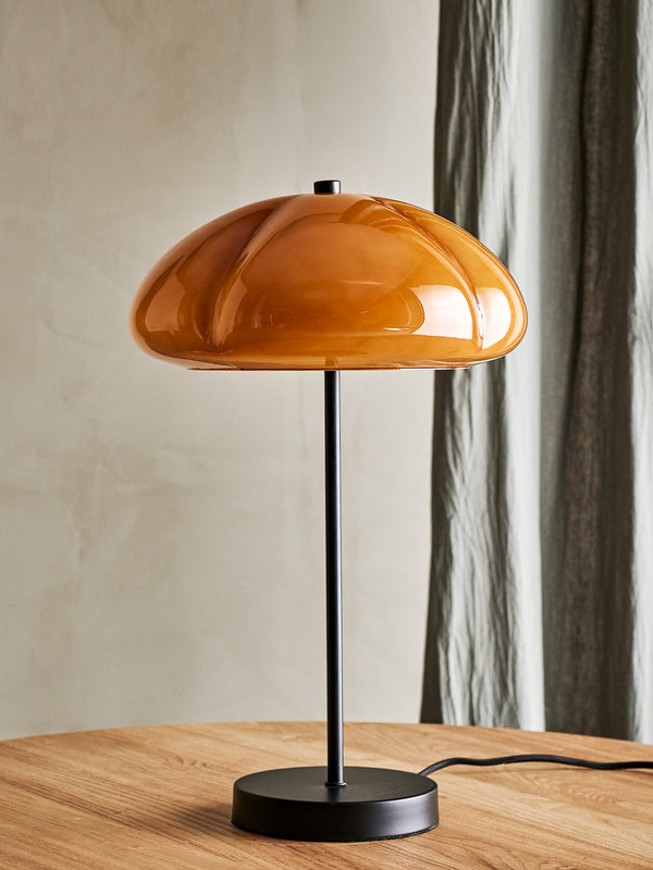 Kinoko Bordslampa i metall, gul, 46,5 cm