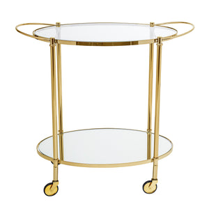 Fine Barbord i Glas Guld 86 × 46 cm