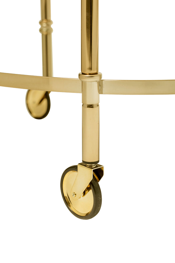 Fine Barbord i Glas Guld 86 × 46 cm – bild 3