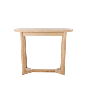 Serrone Konsolbord i Gummiträ Natur 100 × 35 cm