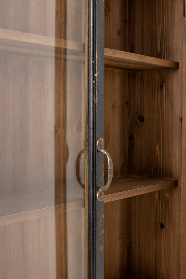 Hazem Skåp i Furuträ Svart 81 × 18 cm – bild 4