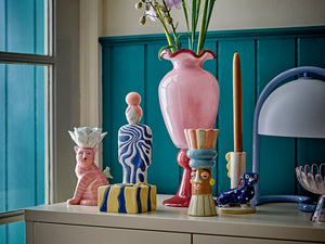 Frills Vas i Glas Rosa – bild 5
